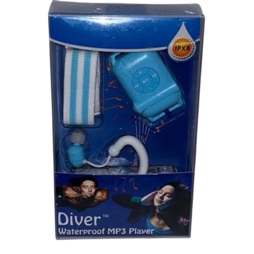Blue Diver Waterproof MP3 Player